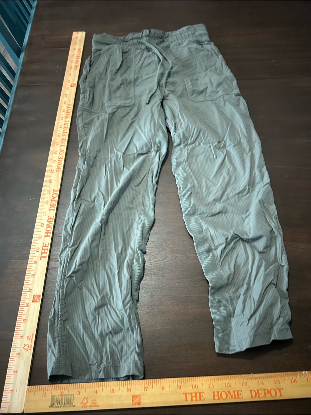 lululemon athletica Women's Drawstring Ribbed Joggers - Slate Green